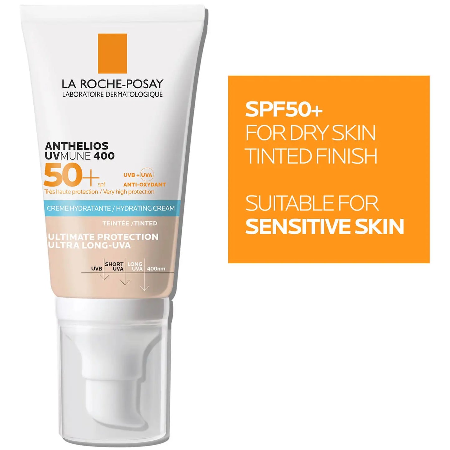 La Roche Posay Anthelios Uvmune 400 hydrating Tinted Cream SPF50+