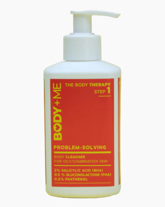 Body + Me Problem-solving body cleanser with 2%BHA