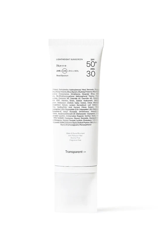 Transparent Lab LIGHTWEIGHT SUNSCREEN SPF50+ SPF 100ml – blooming