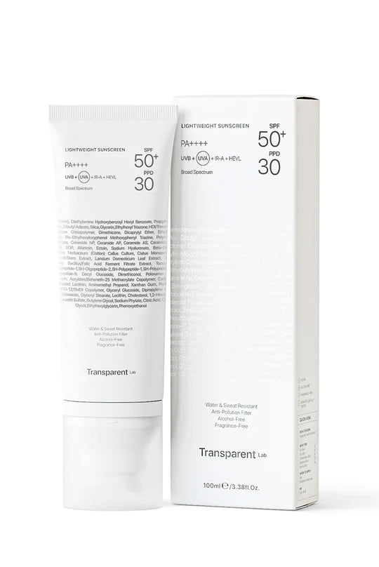 Transparent Lab LIGHTWEIGHT SUNSCREEN SPF50+ SPF 100ml
