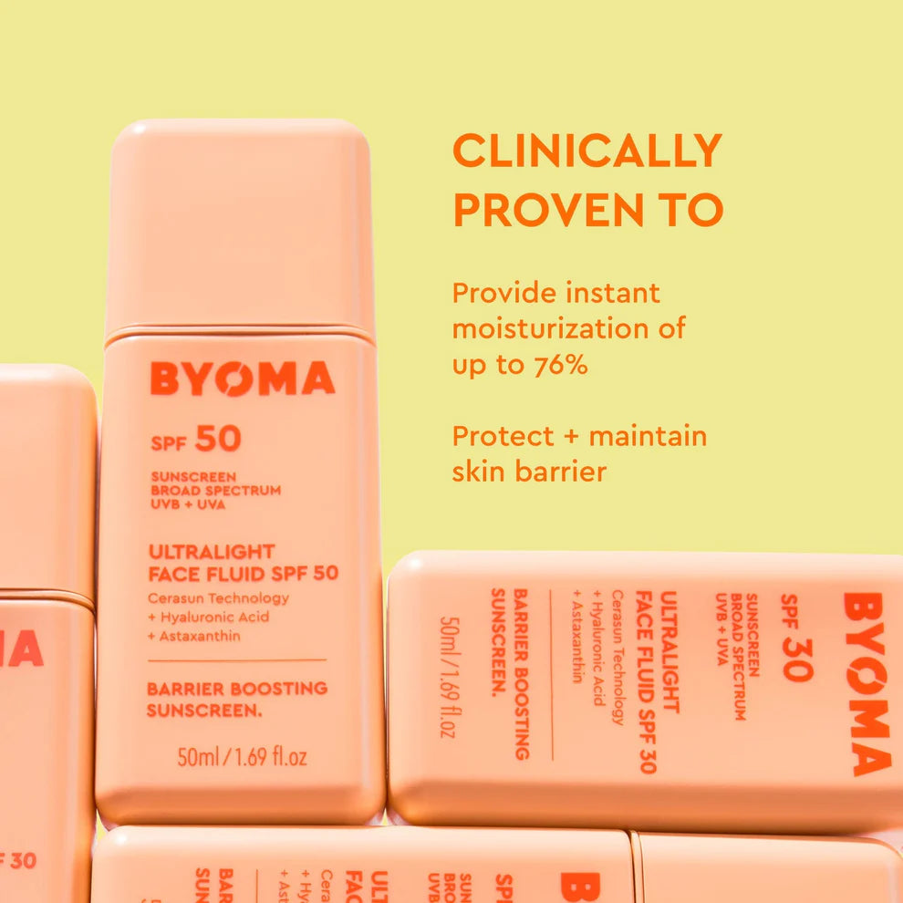 Byoma Lightweight Face Fluid  SPF 50