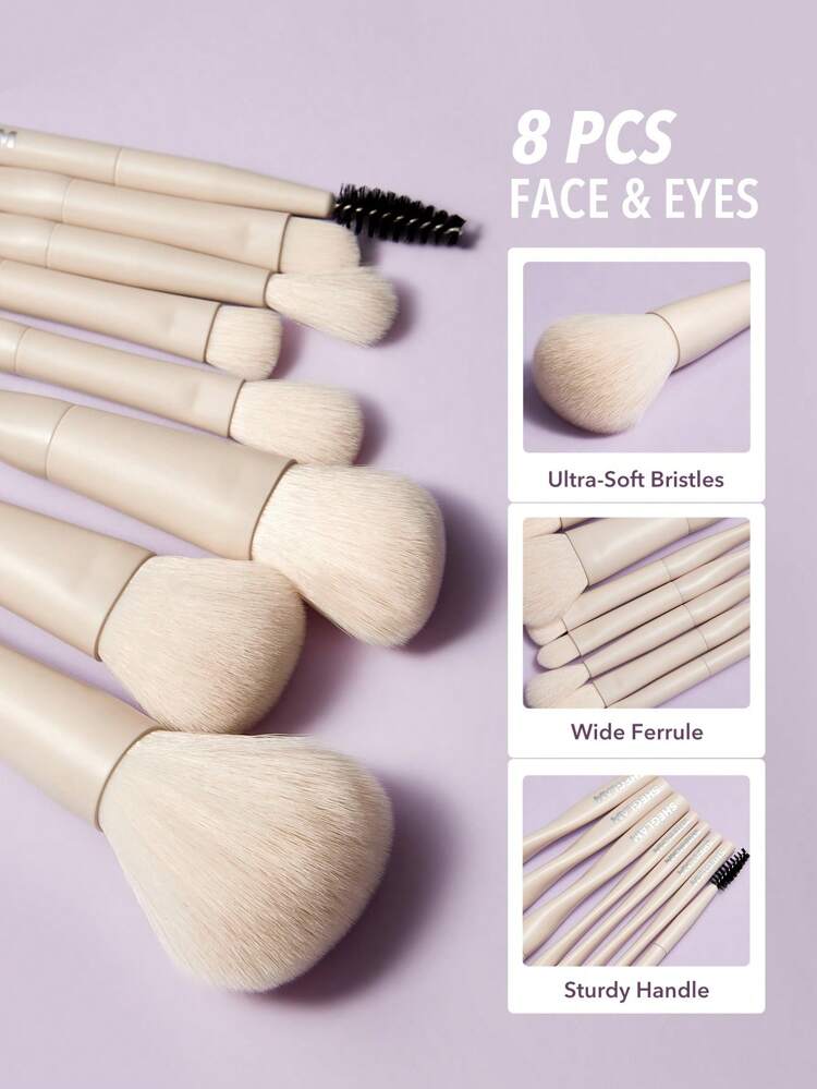 SheGlam Pro Core Brush Kit (8Pcs)
