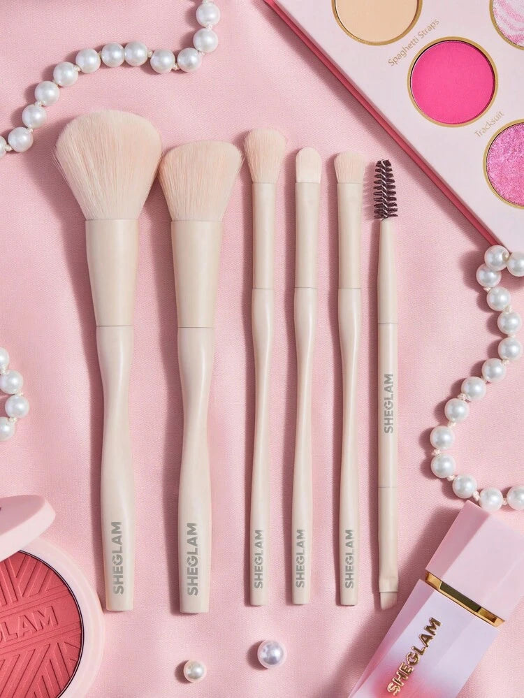 SheGlam Pro Core Brush Kit (6Pcs)