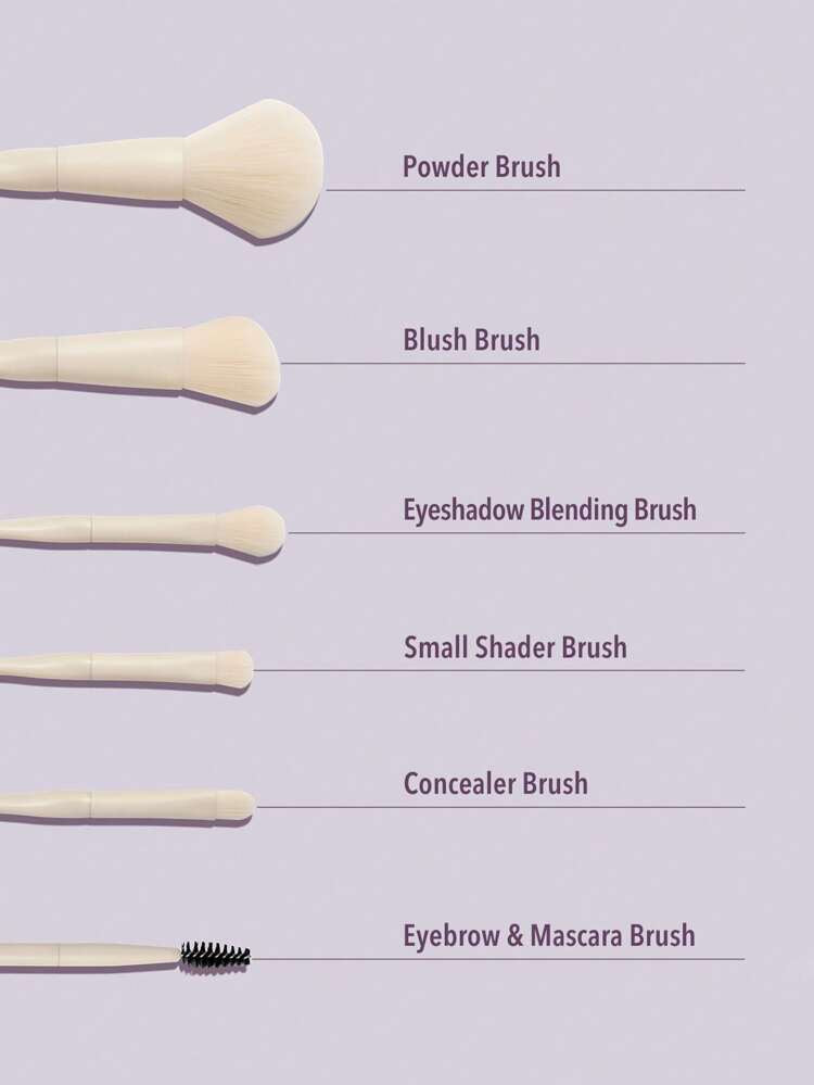 SheGlam Pro Core Brush Kit (6Pcs)