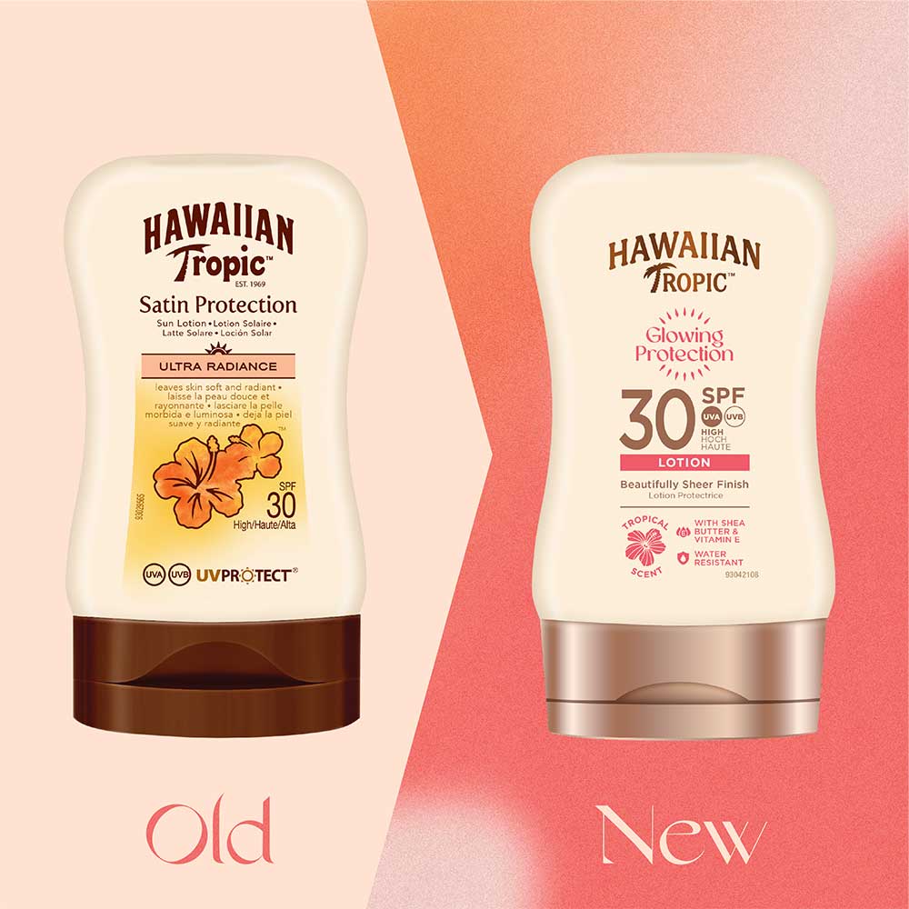Hawaiian Tropic Satin Protection Lotion SPF 30 Travel Size 100ml