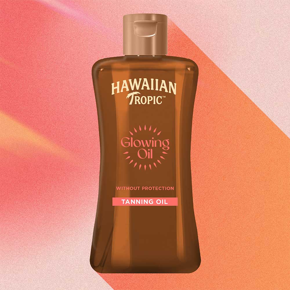 Hawaiian Tropic Glowing Oil - No SPF Tanning Oil 200ml