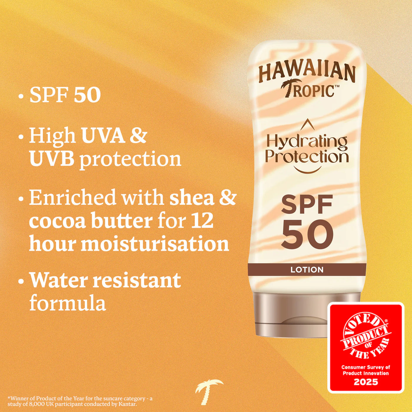 Hawaiian Tropic Hydrating Protection Lotion SPF 50 180ml