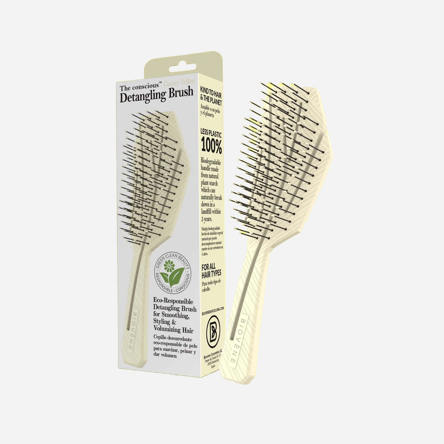 Biovene  Biodegradable Detangling Brush, Wet & Dry Hair
